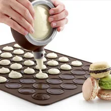 Новые Силиконовые Макарон Кондитерские печи для выпечки плесень лист коврик 30-полости DIY Плесень коврик для выпечки Esteiras Forros де Cozimento d5