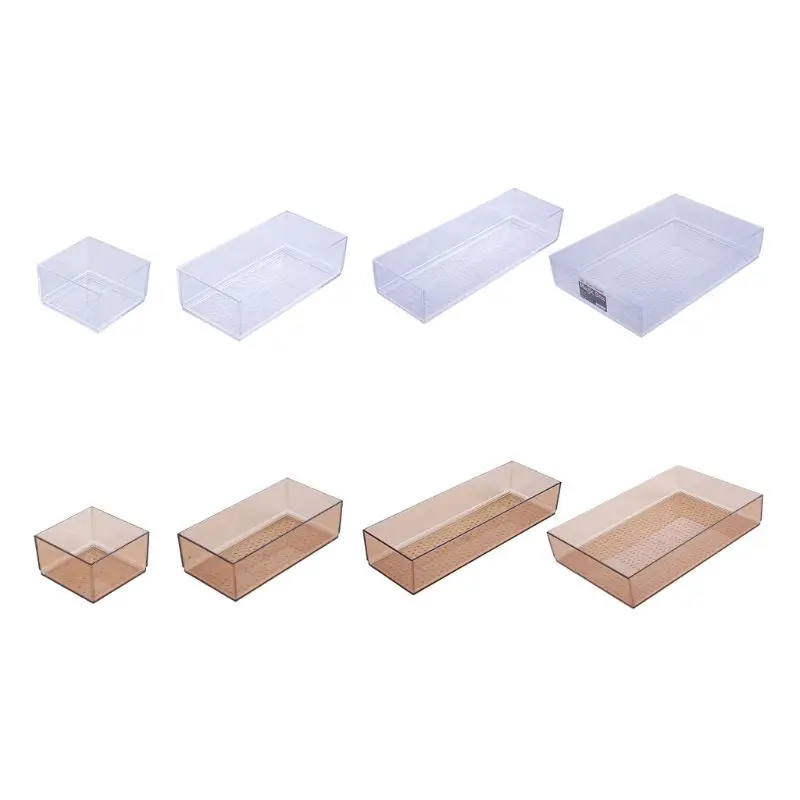 

Plastic Drawer Insert Cutlery Utensils Tray Tableware Drawer Box Kitchen Accessories Storage Cosmetic Makeup Organizer