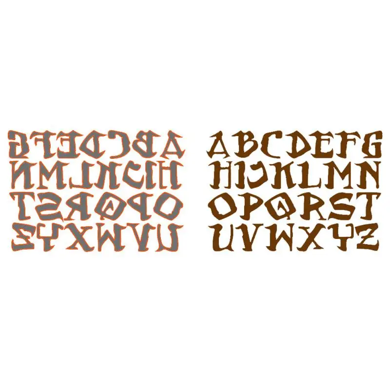 

DIY Cards Decorative Embossing Craft Dies 26pcs/set Alphabet Letters Metal Cutting Dies Stencils for Scrapbooking Photo Album