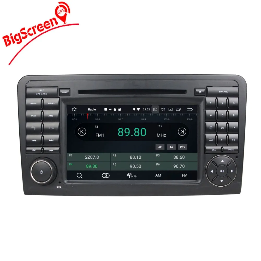 Best 2 Din Android 8.0 Car Radio GPS Navi For Mercedes Benz ML W164 ML350 ML500 GL X164 GL320 IPS Unit stereo RAM 4GB+32GB 8 Core 2