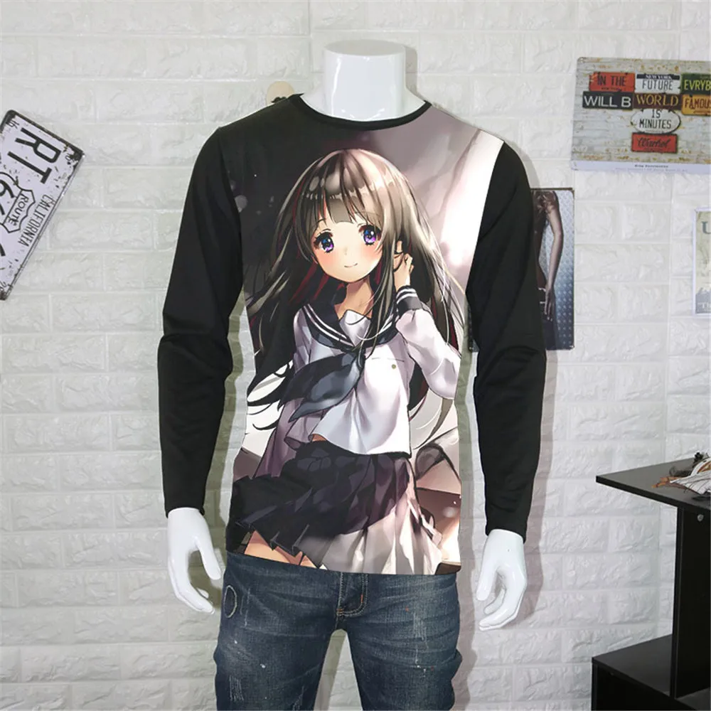 Футболка с длинным рукавом для косплея аниме Hyouka|Костюмы аниме| |