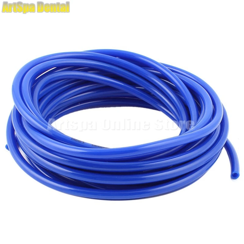 10M Dental Polyurethane PU chair water vapor Air Hose Pipe Tube Blue