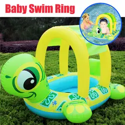 Бассейн воды игрушки детские плавательный круг плавающие пластины воды игрушки плавает новый зонтик для малышей поплавок сиденье