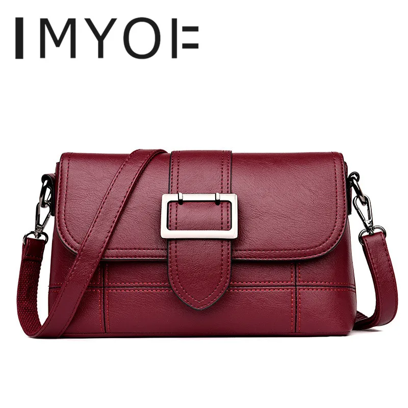 

Female Flap Bag 2019 Soft Leather Luxury Handbags Women Bags New Designer Shoulder Bags for Women Messenger Crossbody Bag