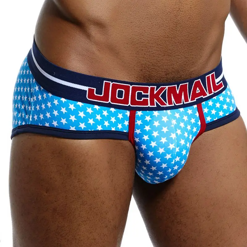 low rise boxer briefs JOCKMAIL 2019 Breathable Cotton Underwear Briefs printing Sexy Men Underwear U Convex Pouch Male Underpants Shorts Gay Panties mens transparent briefs