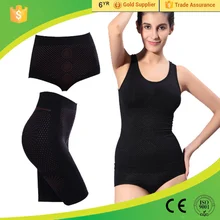 3 pieces nano far-infrared magnetic therapy body shaper health care healthy slimming underwear