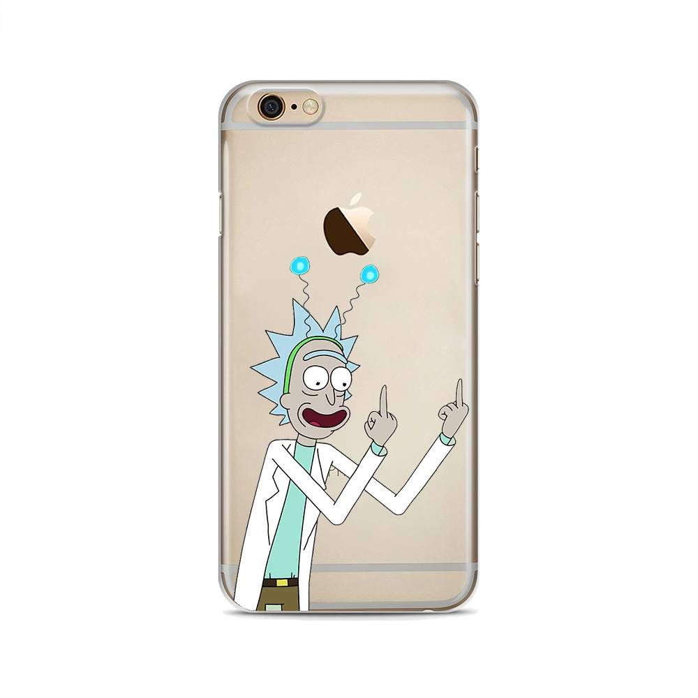 ريك و Morty الهاتف حالة ل iphone X XS ماكس XR 8 8 زائد 7 7 زائد 6 6 S 6 زائد 5 5 S SE لينة سيليكون حالات غطاء