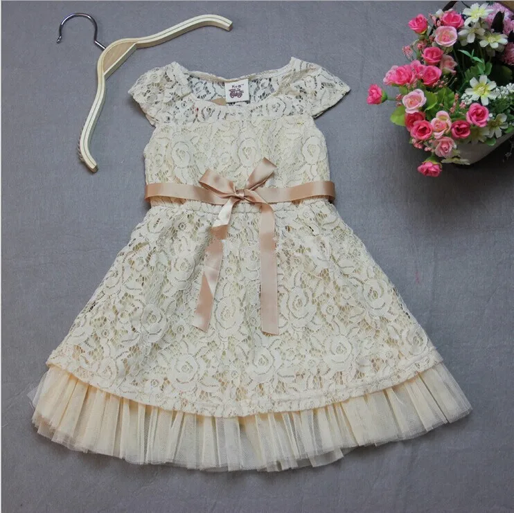 ivory lace toddler dress