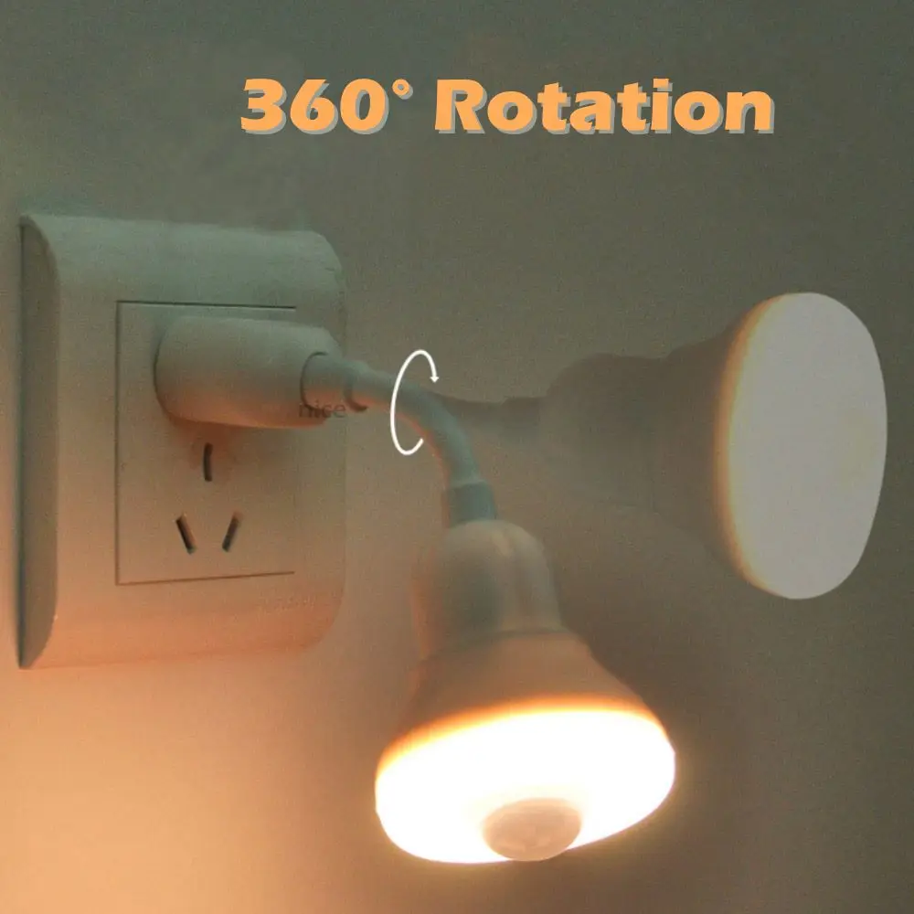 AC220V 3 W E27 США разъем LED PIR инфракрасный детектор движения Сенсор свет ночника
