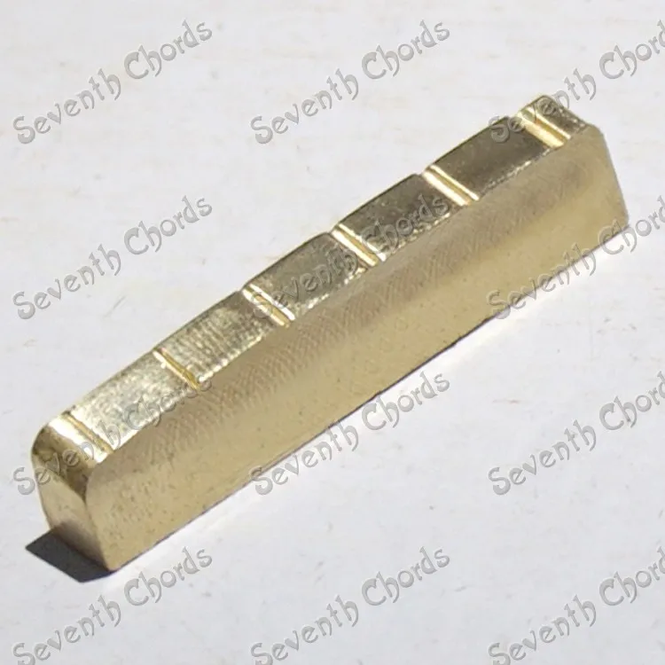 LP electric guitar brass nut metal guitar string nut 43*6*8 7.5MMin