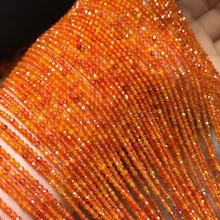 Красный orange Циркон круглая огранка 2/3 мм 1" для бижутерии, материал для рукоделия свободные бусы fppj бусы оптом натуральный драгоценный камень коралл