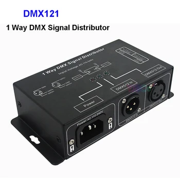 

DMX121 DMX512 LED amplifier Splitter;1CH 1 output port DMX signal distributor;DMX signal repeater AC100V-240V