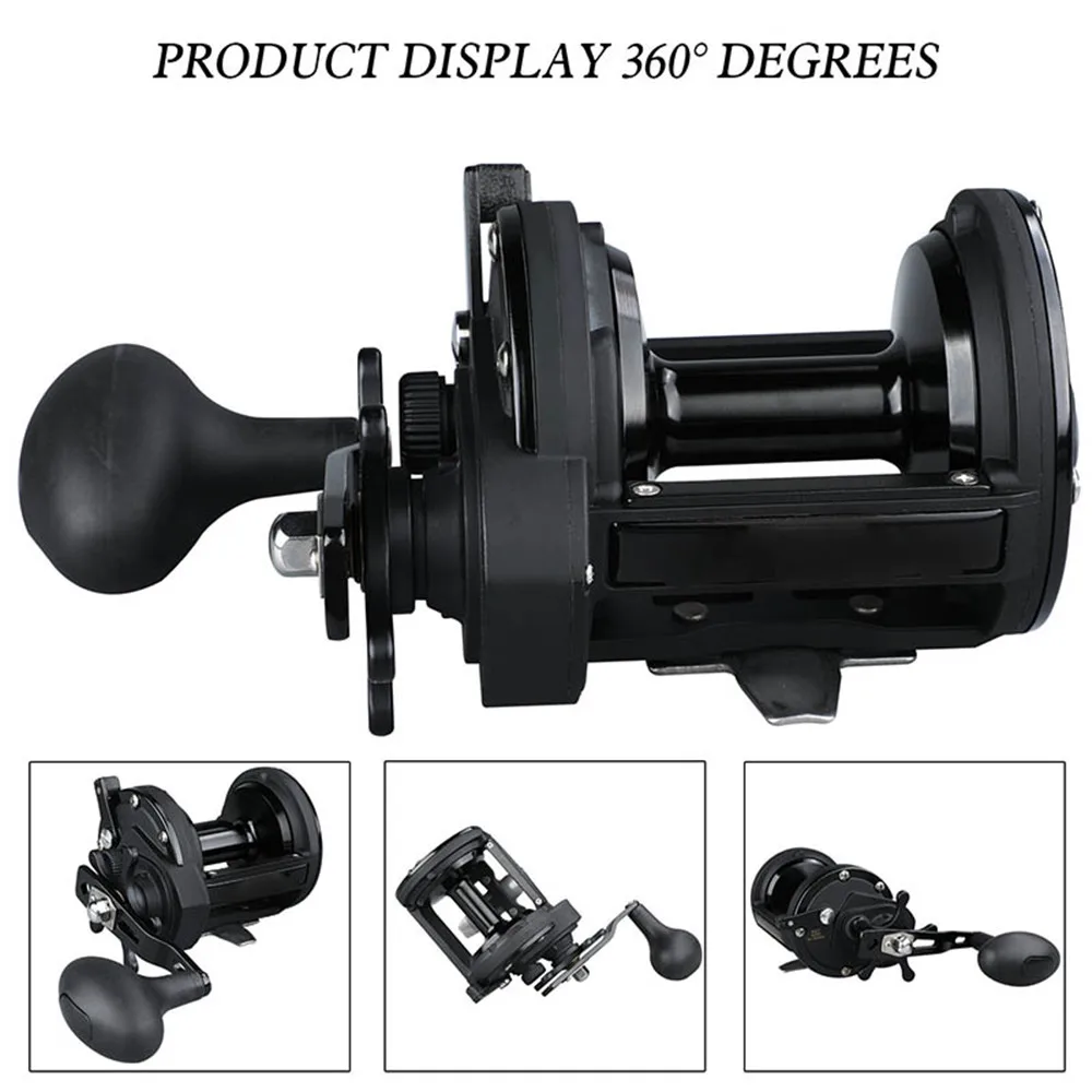 Carretel de Pesca Liga de Alumínio Equipamento de Pesca Sougayilang Tambor Roda Destro Pesca 6.0: 1 12 pesca carretel de pesca pesca pesca pesca equipamento de pesca