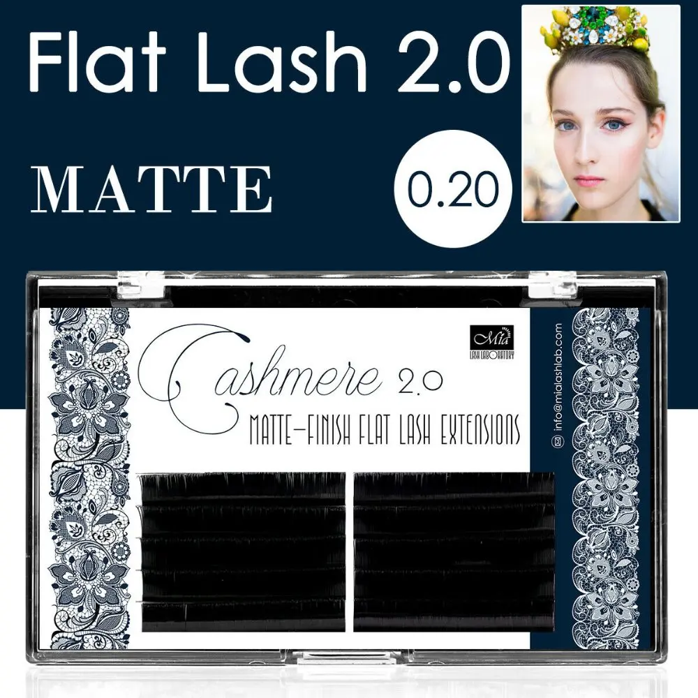 

[8-15/Mix 0.15/0.20 C/D/DD/D+] Matte Super Soft Cashmere Flat X-wrap Eyelash Extension Luxury Flat X-Wrap Glossy Individual Lash