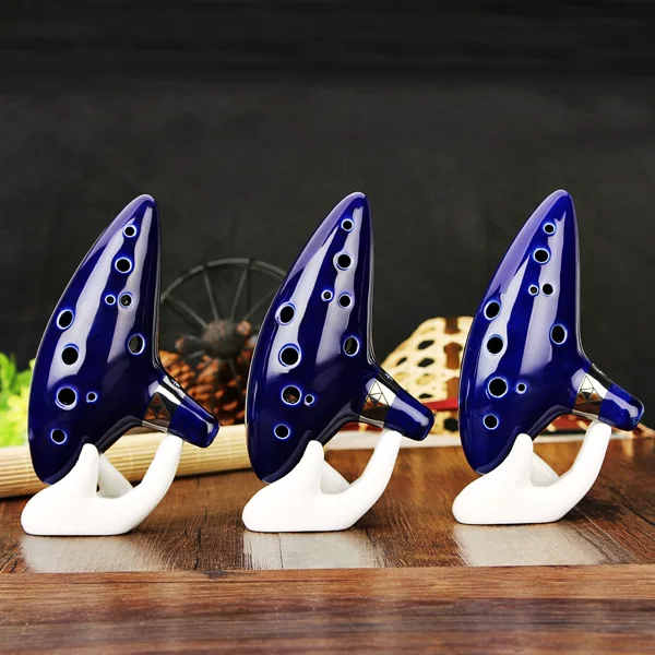 12 отверстий Alto C Ocarina Flute Ceramic Legend of Zelda Color Box|legend zelda ocarina|12 hole ocarinaocarina flute |