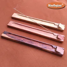 Дерево, благовония палочка держатель горелки натуральный палисандр портативный incienso курильница Творческий Деревянный благовония тарелка офисный Декор