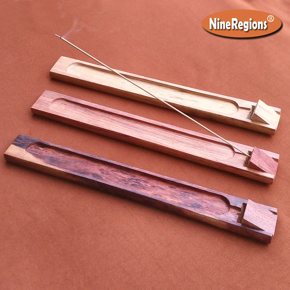 Buy wholesale wood incense stick burner holder natural