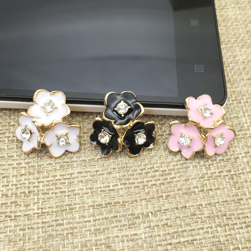 

50pcs Daisy Flower Hair Clip Charms Button Applique Floating Enamel Wedding Brides Hairpin Flatback Scrapbooking Brooch Ornament