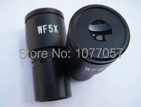 

1 pair ,Wide Field WF5x-20mm Eyepiece,High quality Microscopes Eyepiece DIN23.2mm for student microscopes