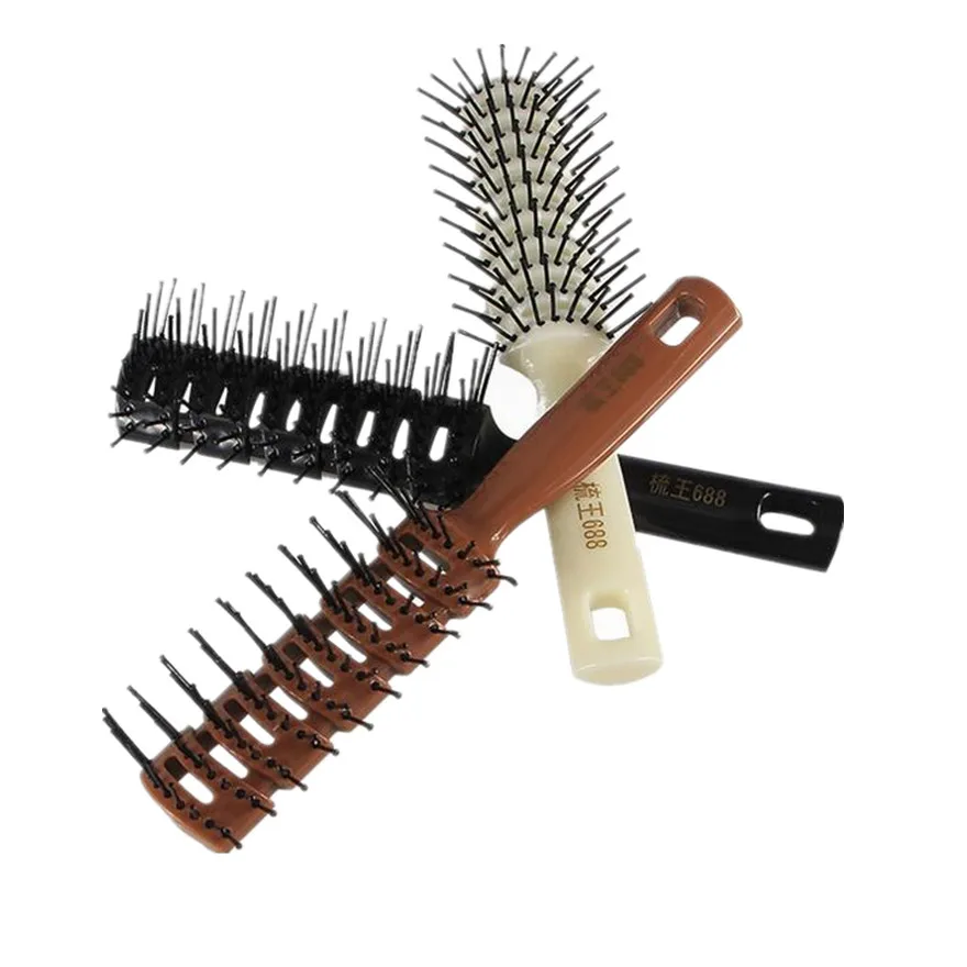 

2019 New Fashion Style 1PC Pop Hot Barber Hairdressing Anti Static New Salon Random Color Tine Hair Comb Brush Vent Durable Comb