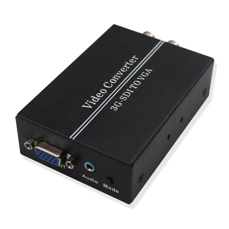  SDI AL Convertitore del VGA BNC HD 3G SDI a VGA 1080 P + Audio Converter con SDI Loop 3.5mm Martine
