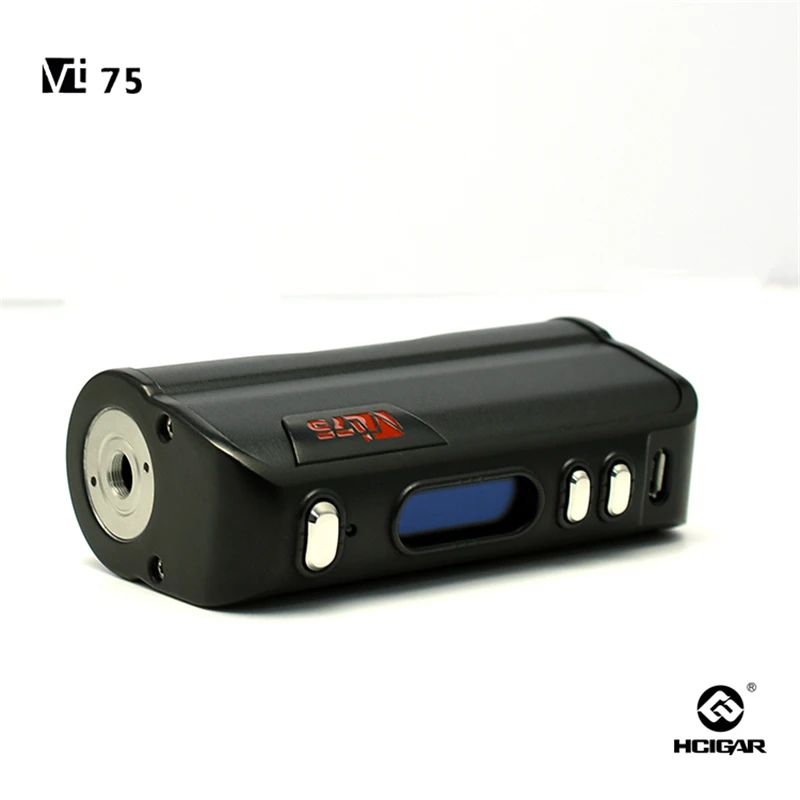 Factory Price Original Hcigar VT75 Mod Fit for 18650 or 26650 battery electronic cigarette VT 75 mod DNA75 chip Black Red |