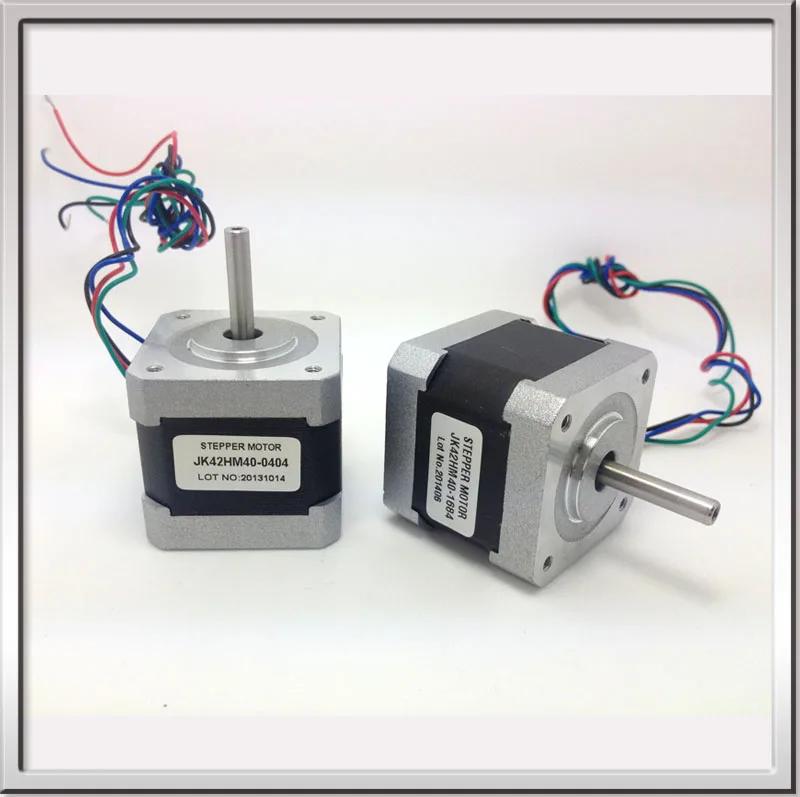 

Free shipping NEMA17 0.9degree 42BYGHM381 42HM40-0404 42mm 2Phase Hybrid Stepper Motor 12V 0.4A 4-wire 3.4Kg.cm 40mm 3D printer