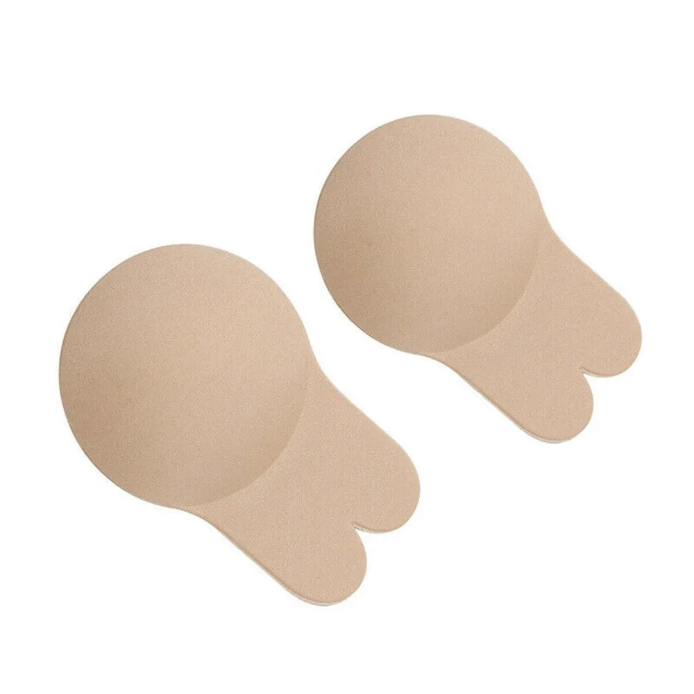 2pcs Bikini Breast Pads Swimwear Women Bra Self Adhesive Silicone Lift Up Tape Lifting Chest Sticker Swimsuit Nipple Cover Pads