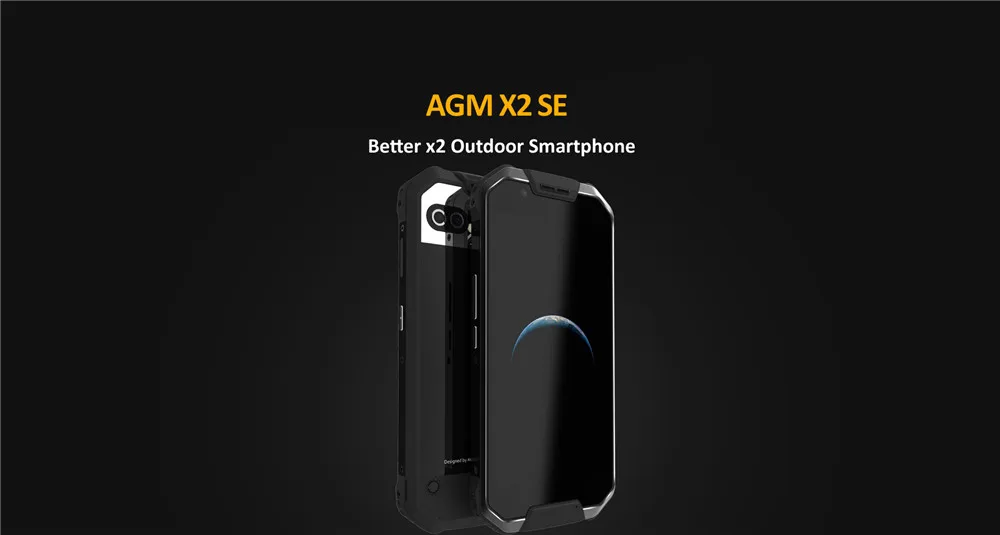 Смартфон AGM X2 EU/SE, 4G, Android 7,0, 6 ГБ, 64 ГБ, IP68, водонепроницаемый, 5,5 дюймов, четыре ядра, 6000 мАч, Поддержка NFC, gps, OTG, сотовые телефоны