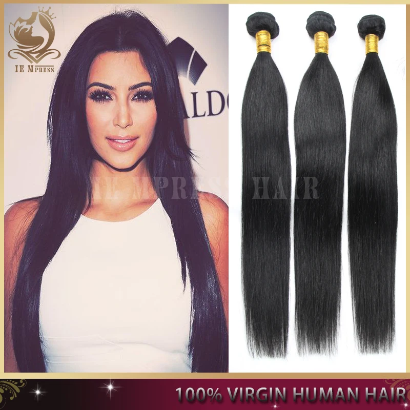 Russian Straight Virgin Hair 100 Unprocessed Human Hair Weave