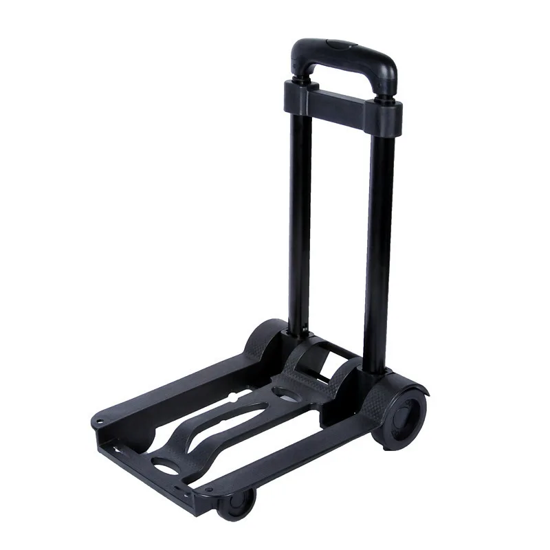 

Portable Folding Adjustable Travel Cart Travel Trailer Household Rolling Luggage Cart Shopping Trolley Accessory Supply Items