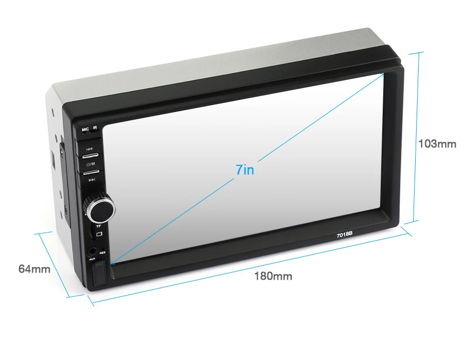 MP5 DIN autoradio Stereo auto Vídeo Rádio