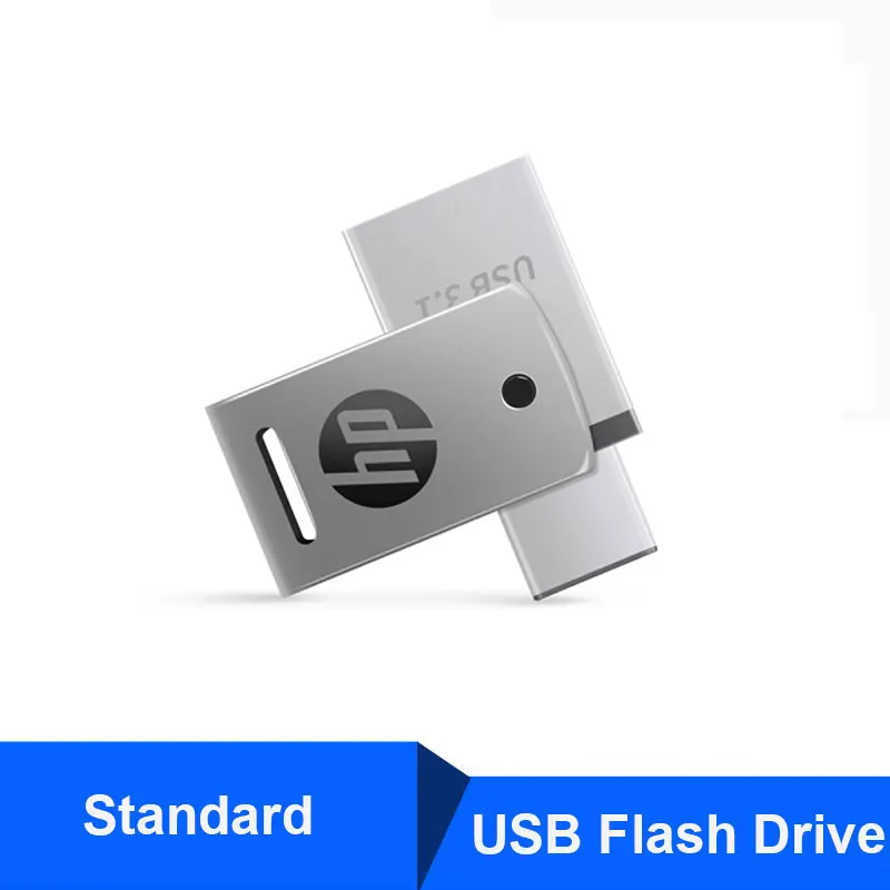 Hp OTG type-C USB 3,1 Металлическая USB Flash 16 ГБ 32 ГБ 64 ГБ для смартфонов/планшетов/ПК DJ Pendrive USB 3,0 персональный логотип ручка драйвер - Цвет: X5000M Standard