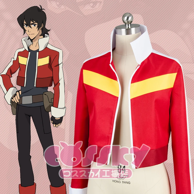 [Акции] аниме Voltron: защитник Вселенной Кейт Косплэй костюм красный Короткое пальто на Рождество
