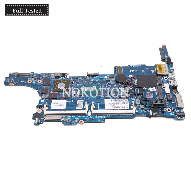 

NOKOTION 802518-001 802518-501 802518-601 6050A2559101-MB-A02 for HP ELITEBOOK 840 G1 Laptop Motherboard I7-4600U HD8750M HD4400