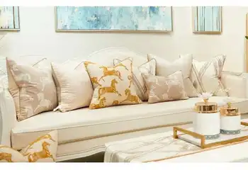 

Embroidery Home Decor Cushion Cover Horse Design Pillowcases Decorative European Throw