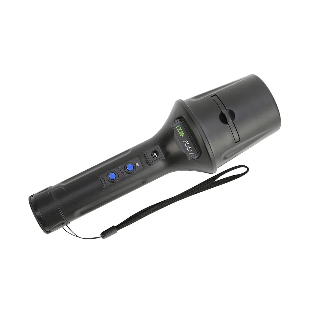 LED Projector Flashlight with Slides Tripod USB/Battery Powered