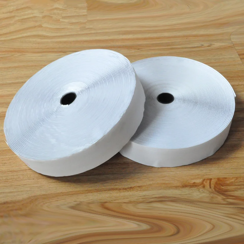 

2cm*2Rolls*25m Strong Self-Adhesive Tape Hook Loop Tape Sticky Back Fastener Roll Nylon Self Adhesive Heavy Duty Strips Fastener