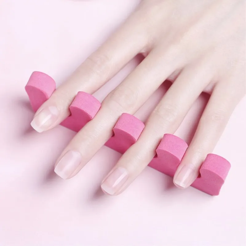 

5Pcs Nail Art Soft Foam Sponge Finger Toe Separators Nail Extending Painting Coating Anti Touch Separate Manicure Tools