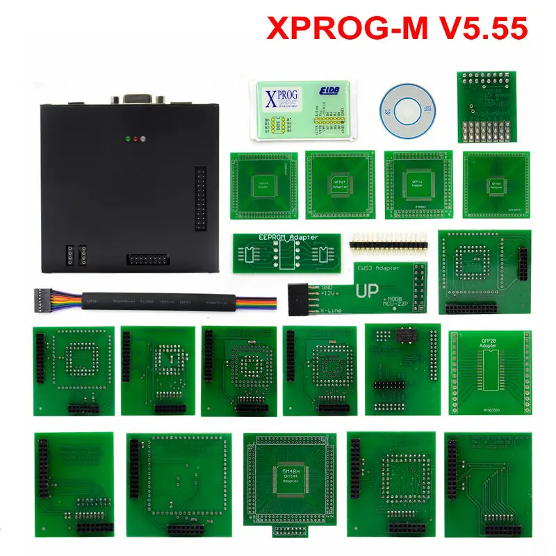 XPROG V5.55 V5.84 USB ключ с полным адаптером XPROG-M лучше, чем XPROG V5.60/V5.0 X prog Metal Box - Цвет: V5.55