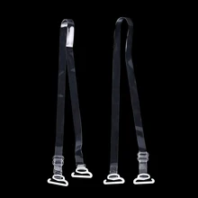 1 пара женский металлический бюстгальтер на застежке ремень эластичный прозрачный силиконовые лямки бюстгальтера регулируемый Baldric ilingery слинг