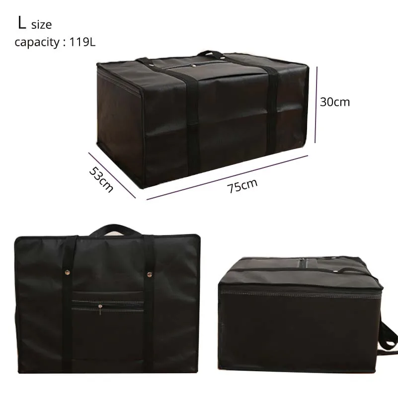 119L большой Ёмкость мешочек для багажа Сумка Большой Водонепроницаемый утолщение сумка для сортировки легкий нетканый тканевый багаж