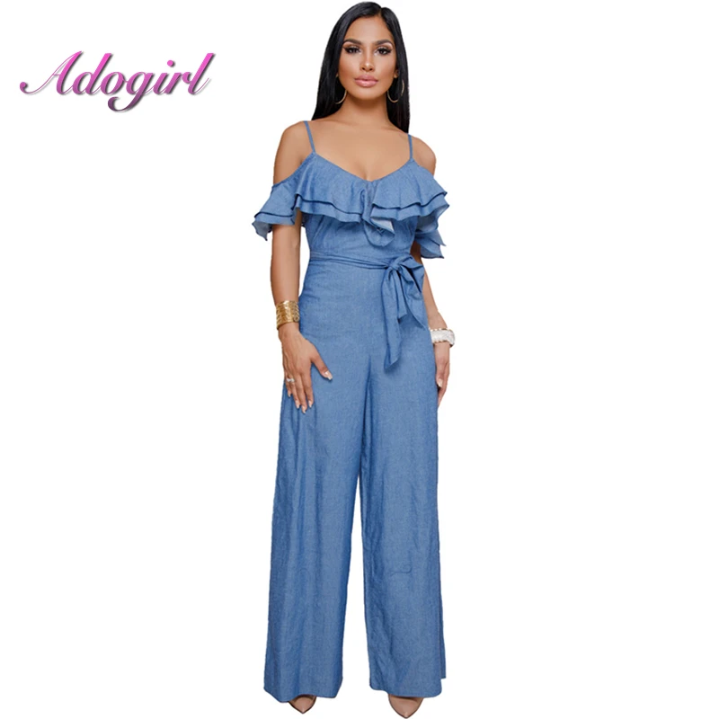 women's spaghetti strap jumpsuit