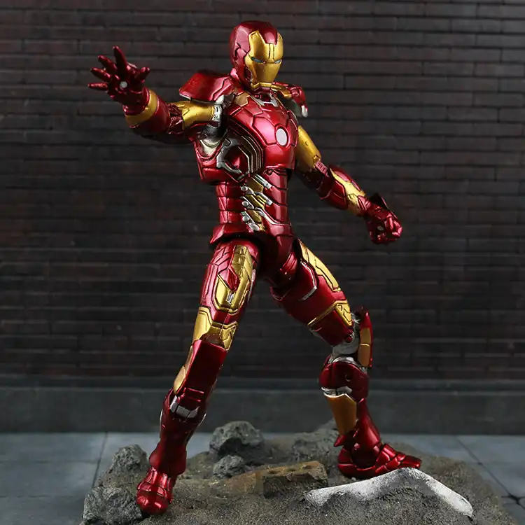Ms Select Iron Man Mk 43 Mark 43 Armor Avenger 7 Action Figure Loose Age Of Ultron Marvel Selectiron Man Aliexpress