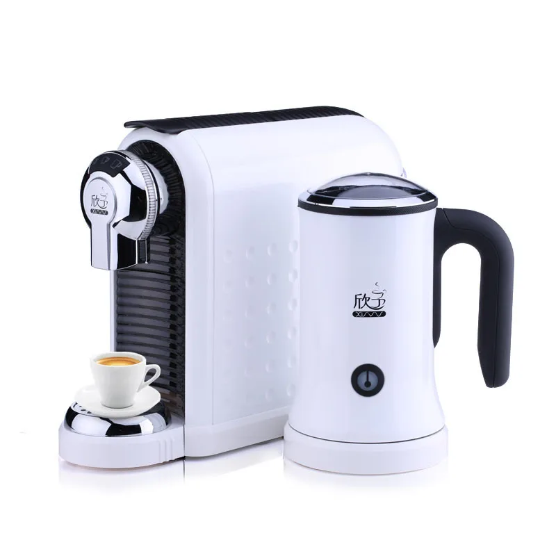 

Espresso Machine with Milk Frother Automatic Drip Coffee American Milk Frothing Pitcher In Steel Coffee Pot Stainless Moka Pot