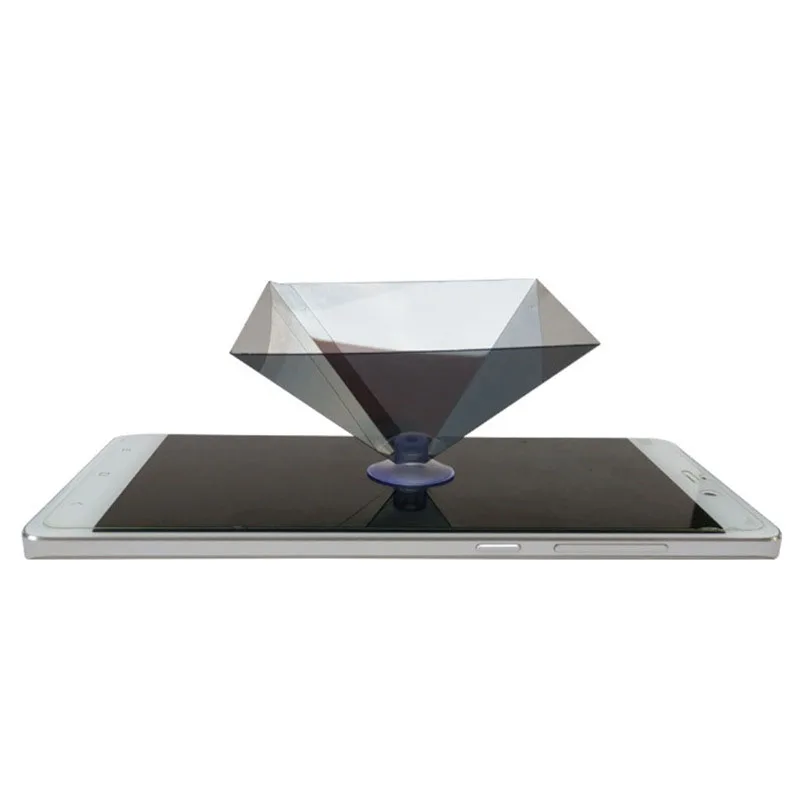 3D Голограмма Пирамида дисплей проектор видео Стенд Универсальный для смартфонов@ JH