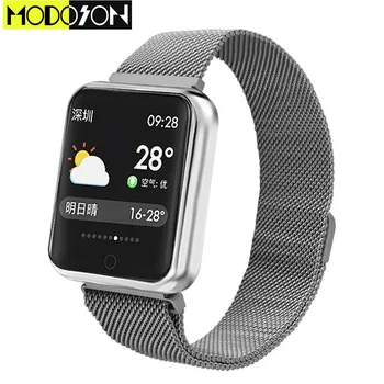 

MODOSON Smart Bracelet Bluetooth Smartband P68 Wrist Band For Huawei Xiaomi ios Apple iphone 6 7 8 X XS MAX XR Samsung iwo Watch