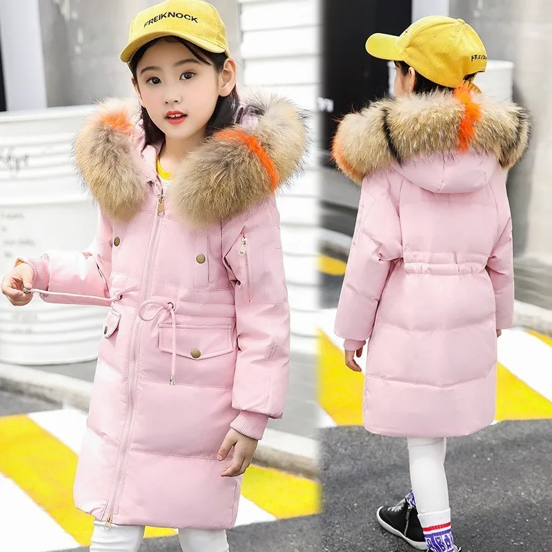 

Girl Down Jackets Winter New Pattern Korean Children Down Jackets In Will Child Seta Children's Garment Loose Coat Beijing