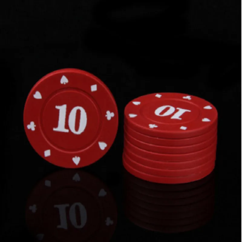 20 шт./компл. чип маджонг фишки для покера Размеры значение чип стенд