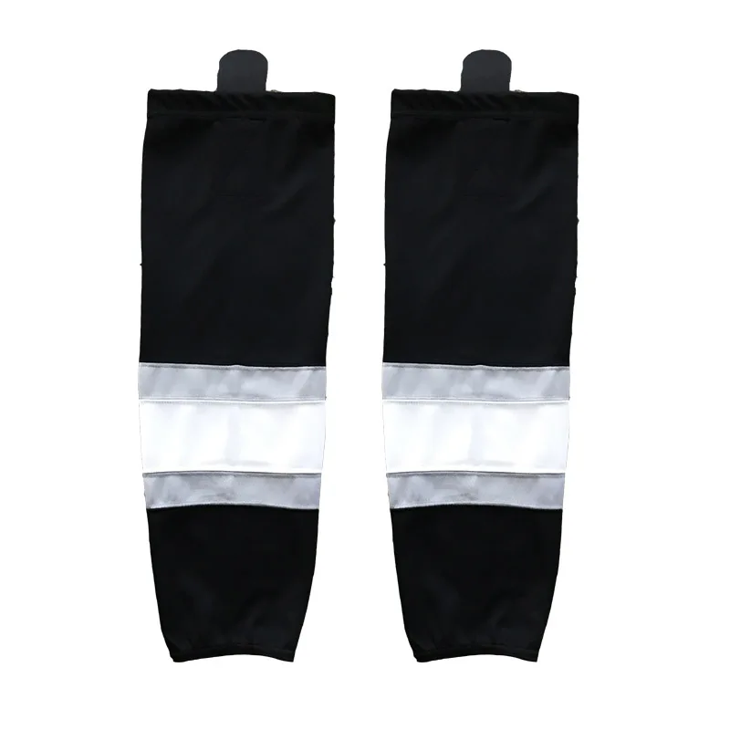 COLDINDOOR 100 Polyester black Ice Hockey Socks Cheap Shin Guards